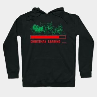 cool retro christmas loading gift Hoodie